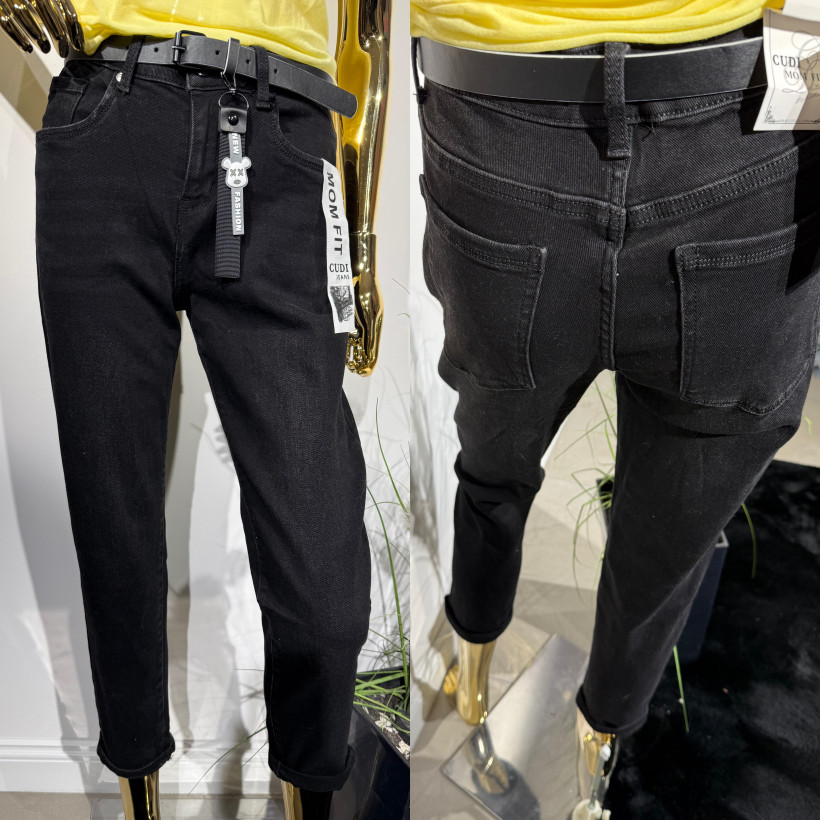 Spodnie jeans Cudi czarne 