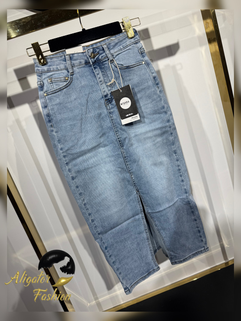 Spódnica jasny jeans M Sara
