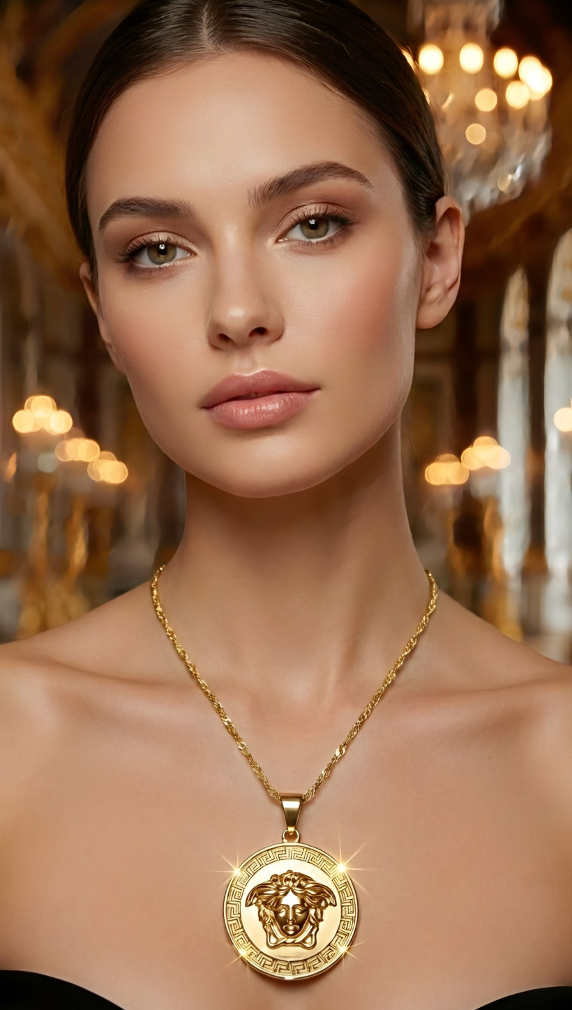 Blask bez Kompromisów – Naszyjnik z Greckim Motywem