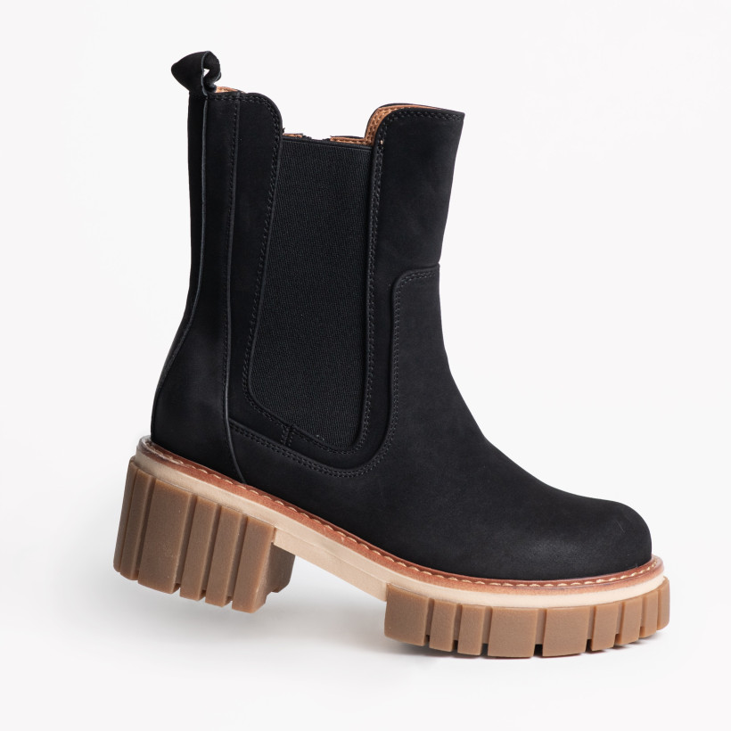 WYPRZEDAŻ Sztyblety oficerki traperki damskie zimowe Lady Glory F6309 czarne