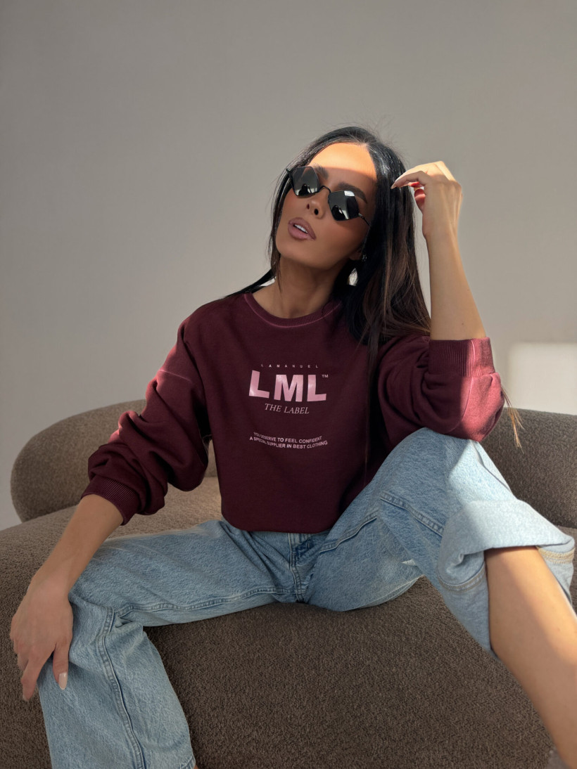 BLUZA MIDNIGHT BORDO LAMANUEL