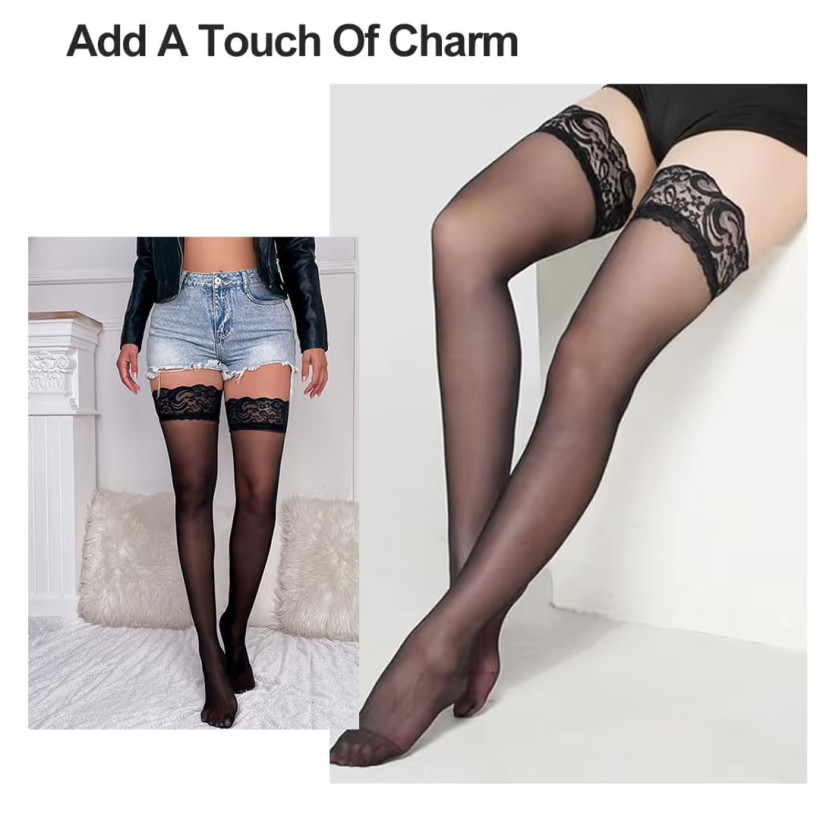 pończochy samonośne 