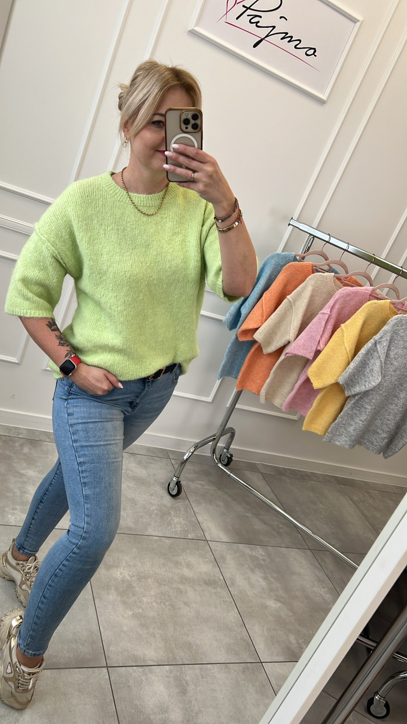 Sweter krótki rękaw 14182