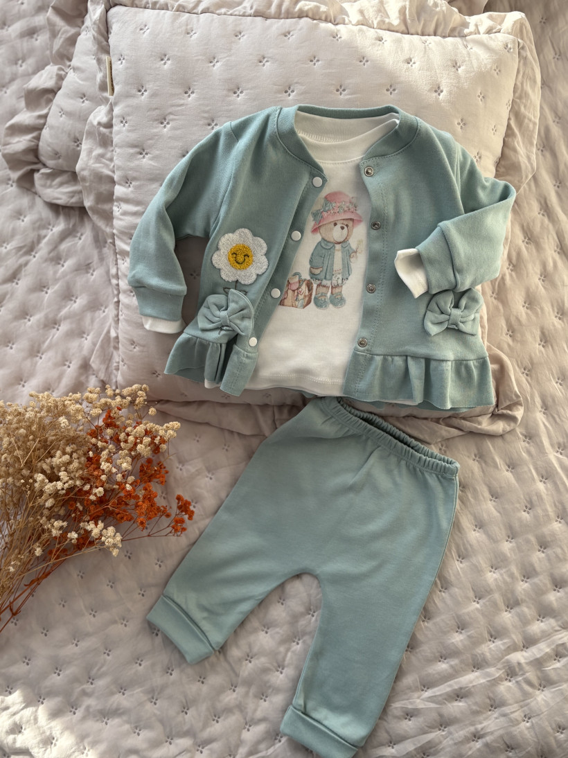 Komplet 3 częściowy, 100% bawełna