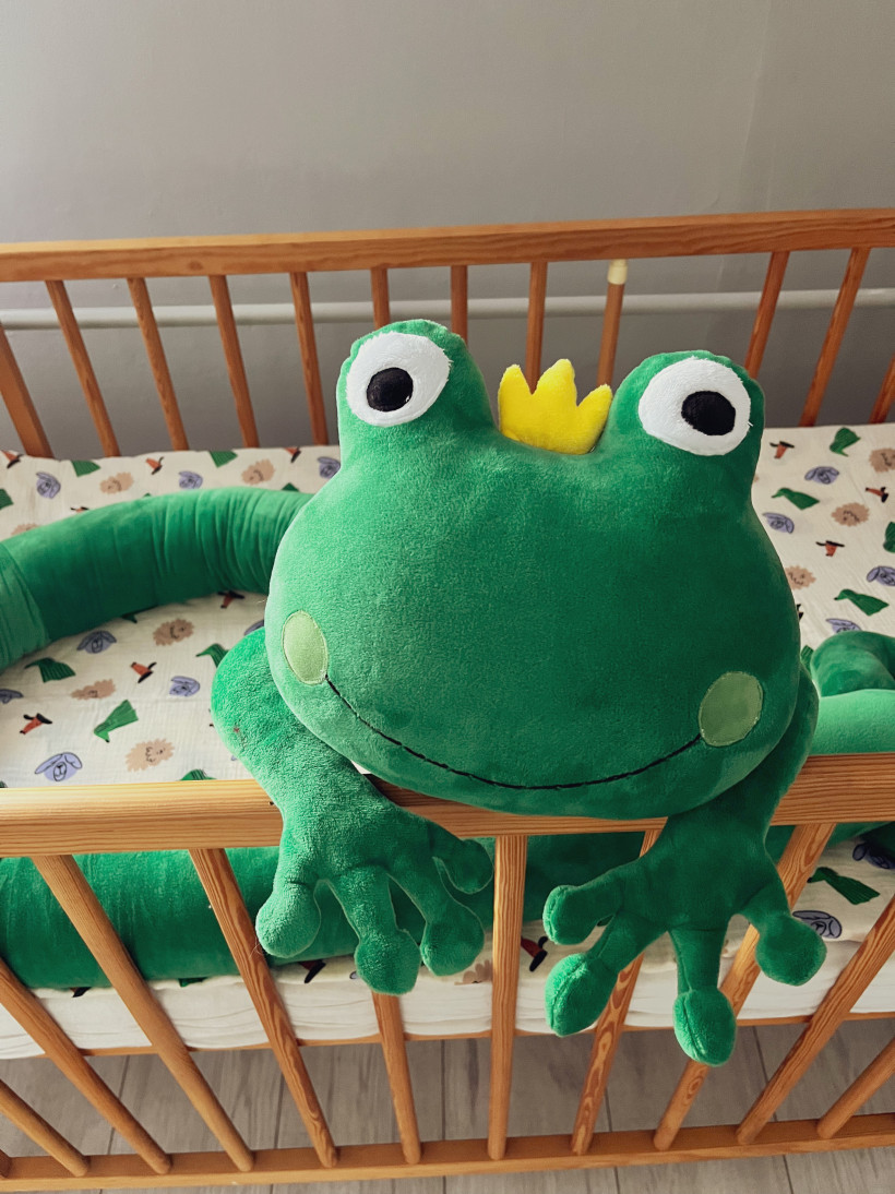 Ochraniacz do łóżeczka ŻABA