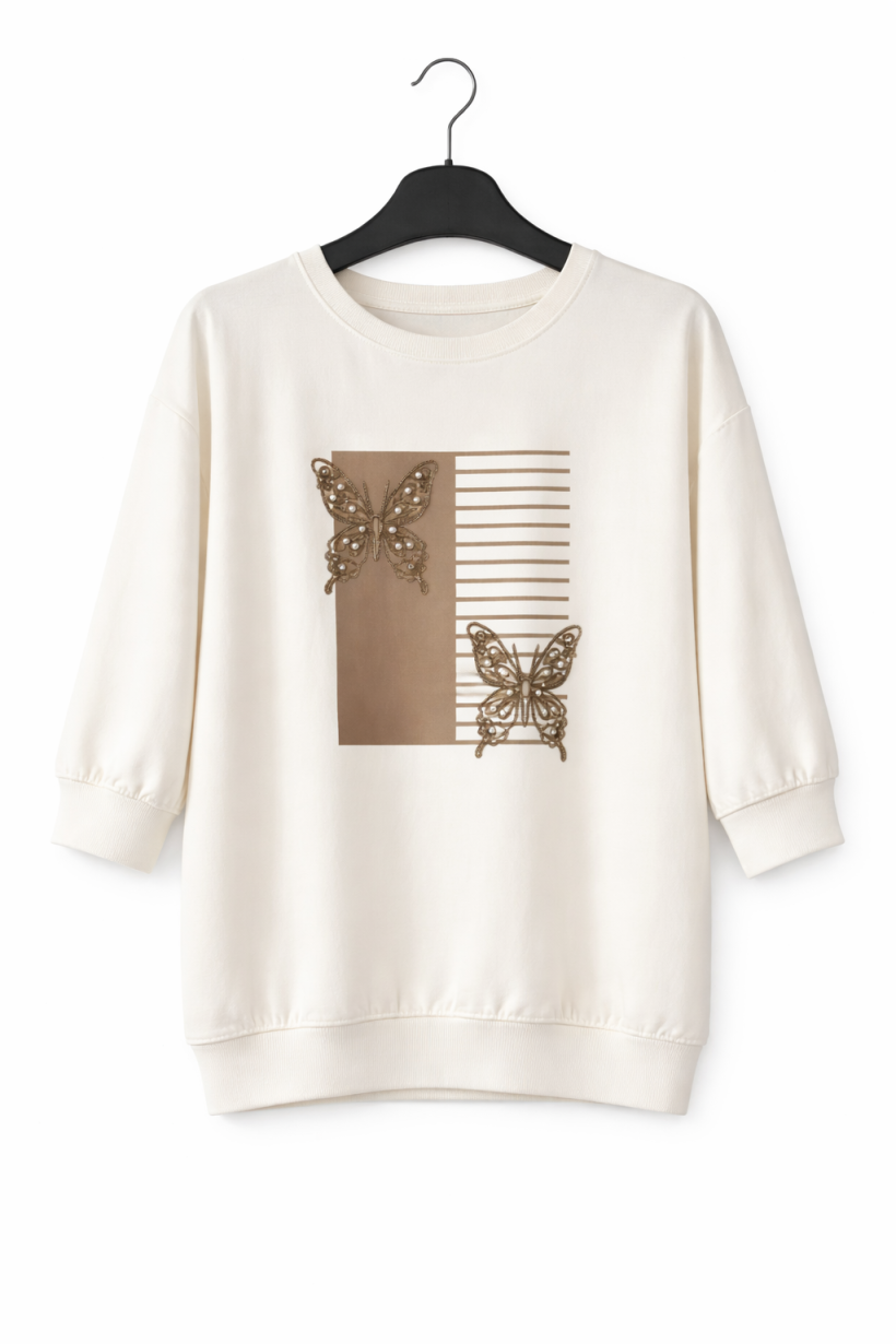 Bluzka motyl ecri 1919