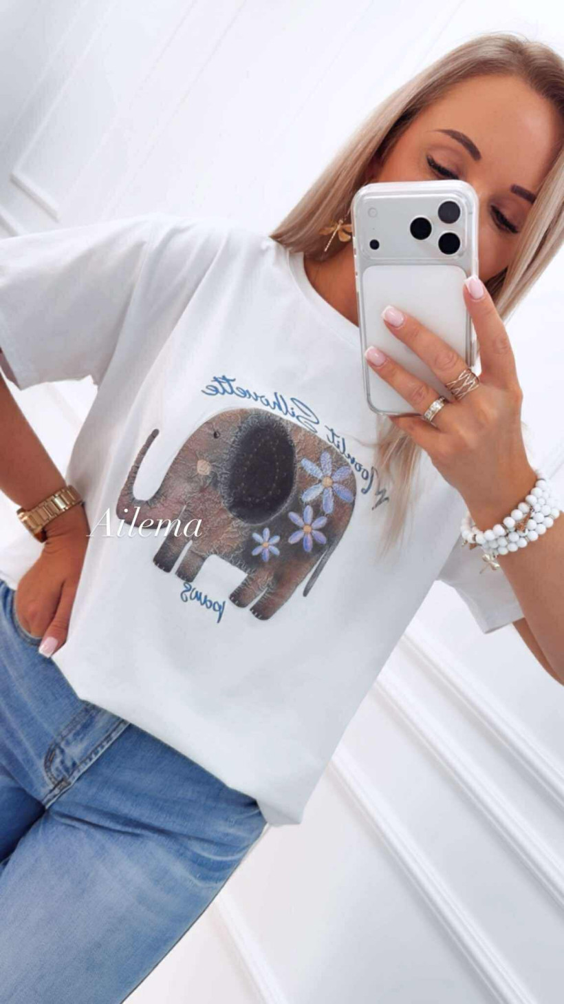 Koszulka słonik z napisem H-1606 