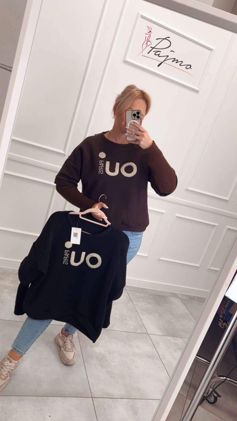 Bluza sweterkowe rękawy 14178