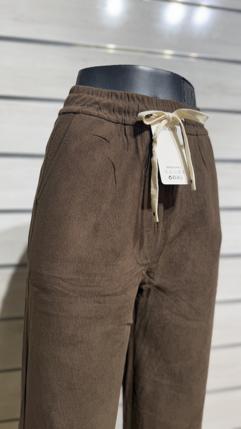 PANTALONA CARDA BOMBAZINE RISCA FINA