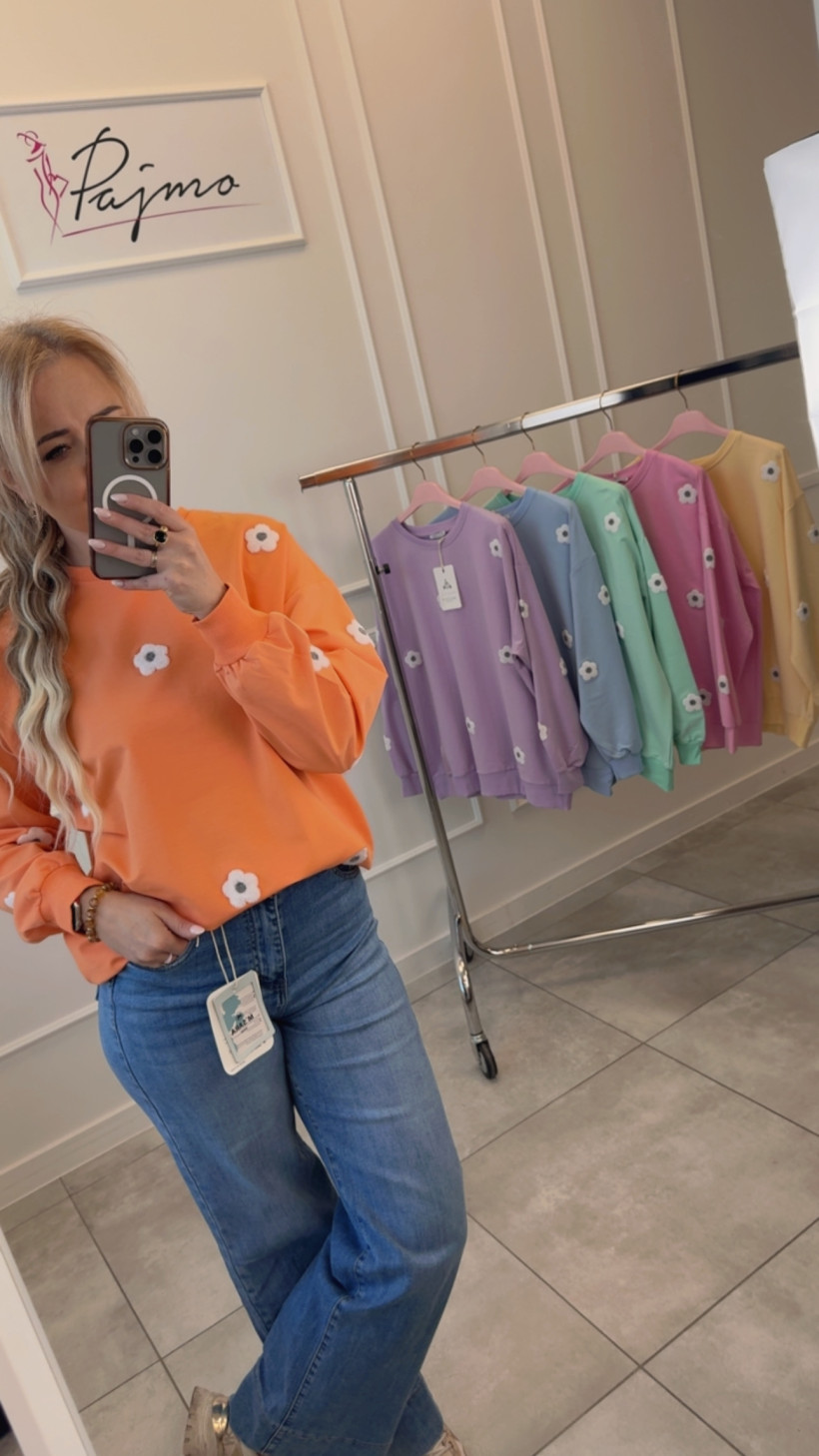 Bluza kwiatki marki Motion 14202