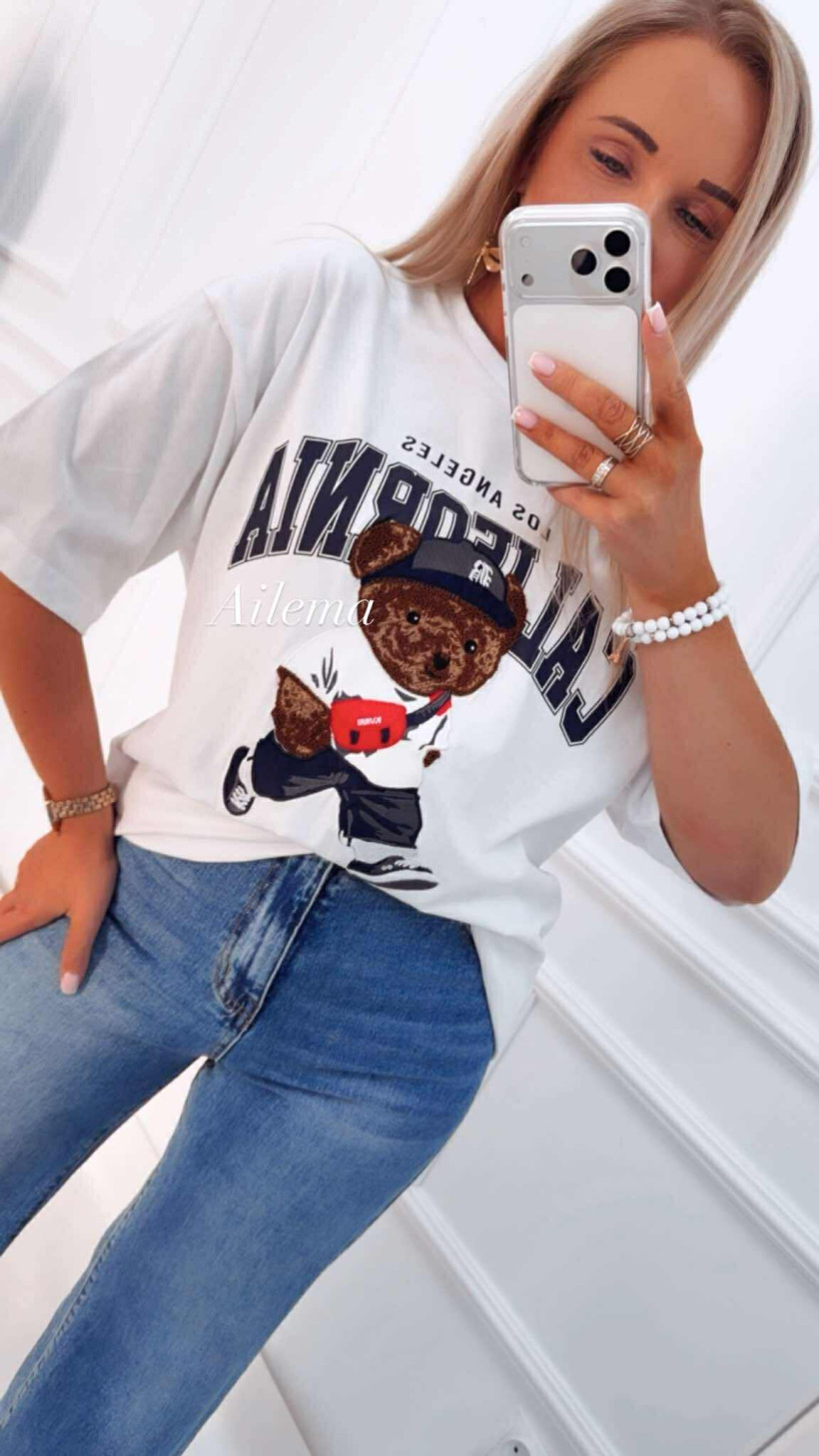 Koszulka Mint 7430 wyluzowany miś Los Angeles