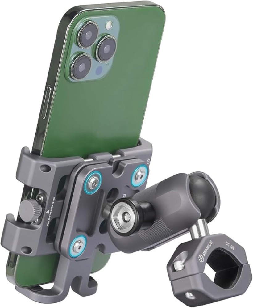 FANAUE Uchwyt na telefon komórkowy Anti Shock Absorber Wsparcie Motocykl do mocowania RAM