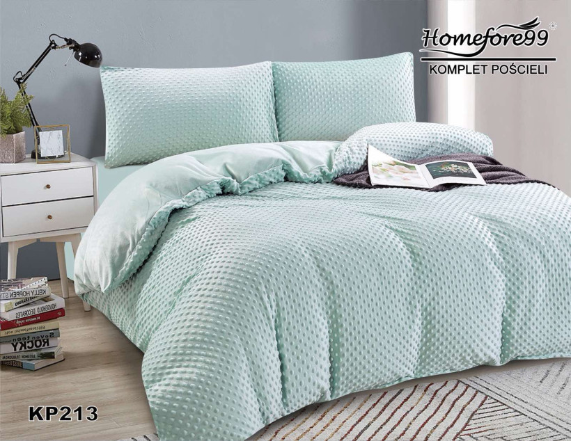 Komplet pościeli miś KP213 mięta
