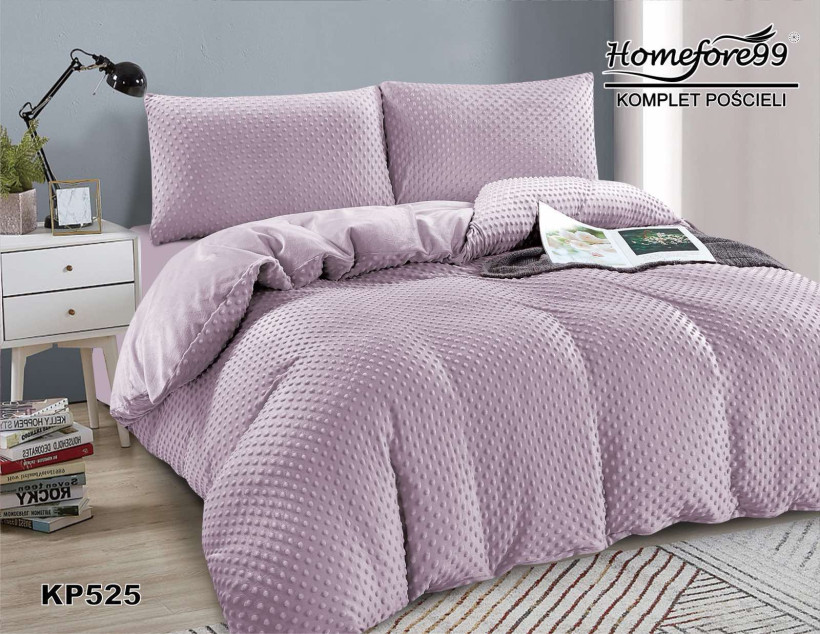 Komplet pościeli miś KP525  jagoda