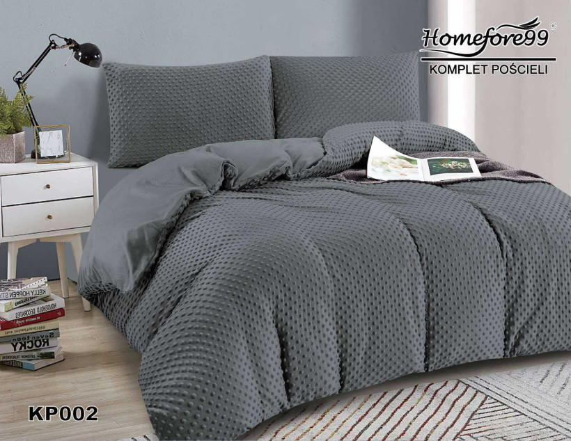 Komplet pościeli miś KP002 szara