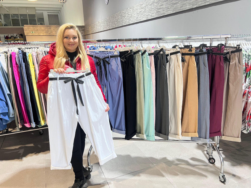 Spodnie GUMA BIG SIZE 46/60 ze sznureczkiem