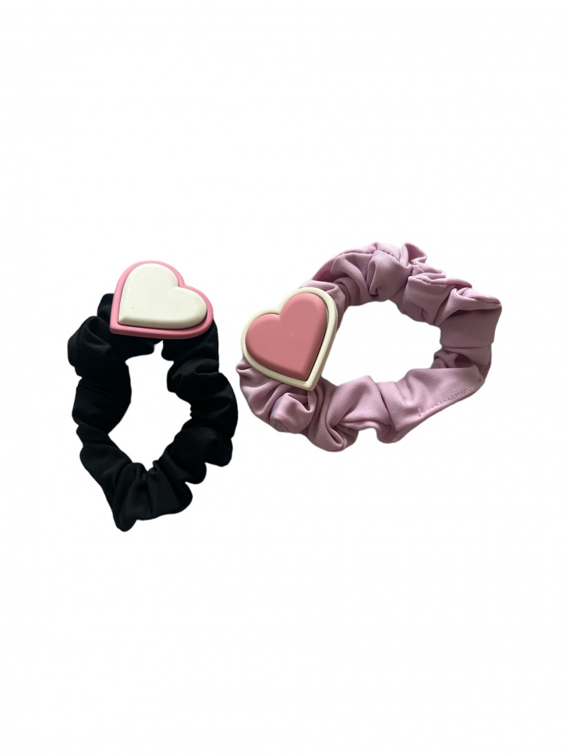 Scrunchie serce