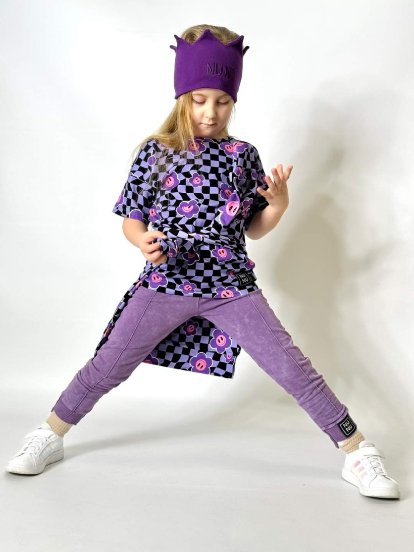 SPODNIE DEKATYZOWANE VIOLET  NUNU 