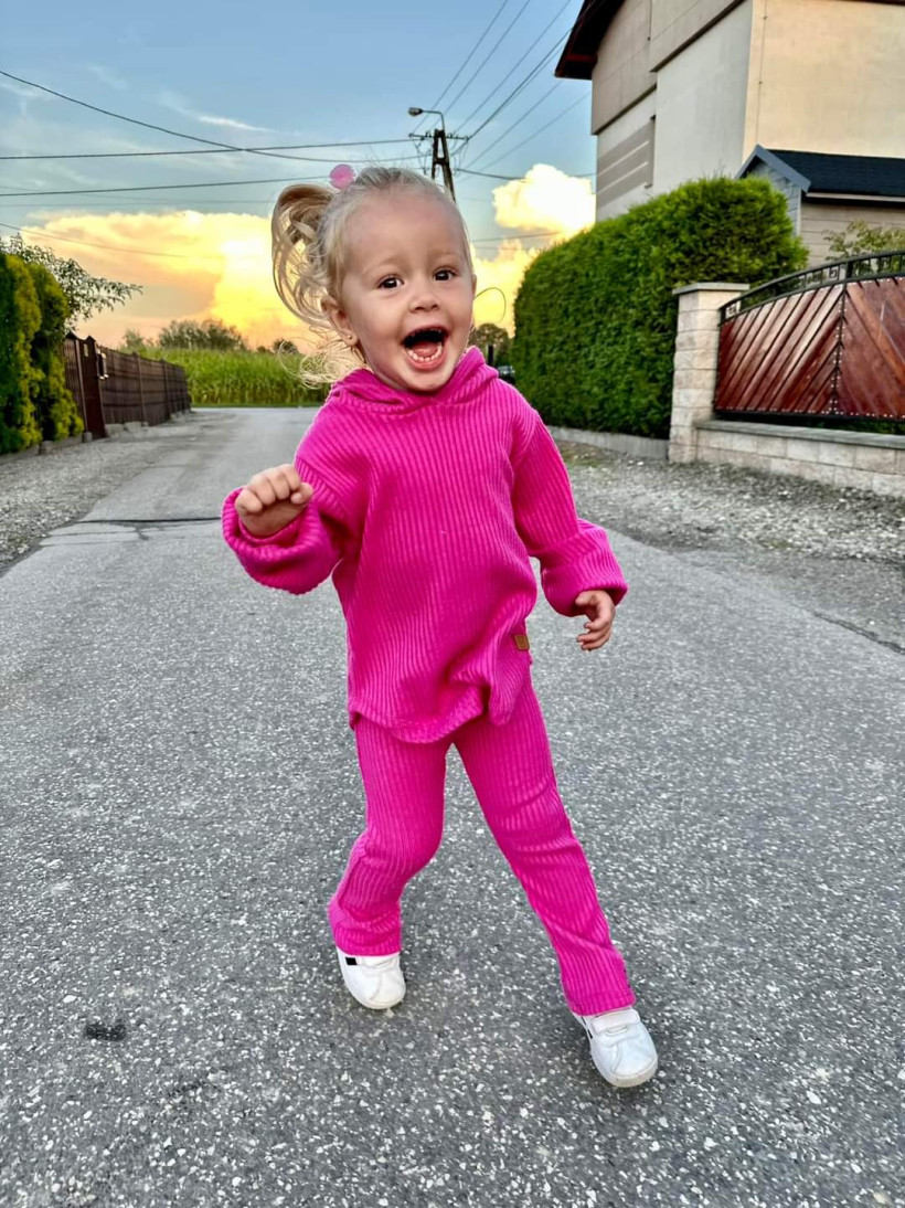 BLUZA SWETEREK RÓŻ ZUZI