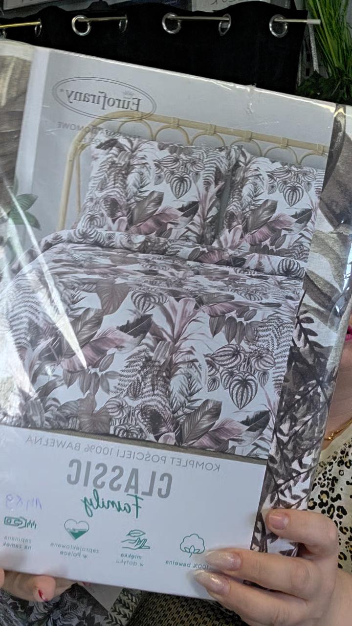 posciel liscie 160x200 z rozem