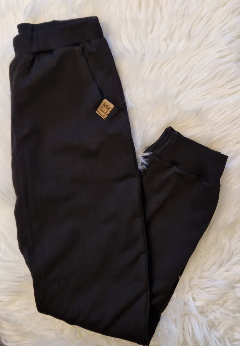 SPODNIE CZARNE (WIĘKSZE) KRZYWA NÓŻKA MIMI