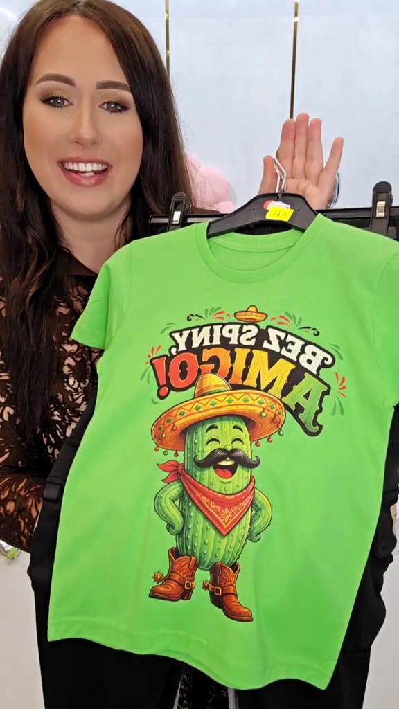 ZA T-shirt LIMONKA- BEZ SPINY AMIGO kaktus