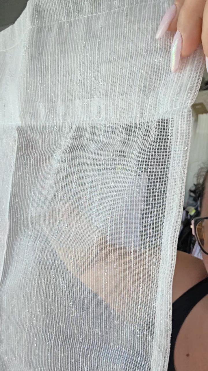 Firanka siateczka ze sreberkiem 300x250