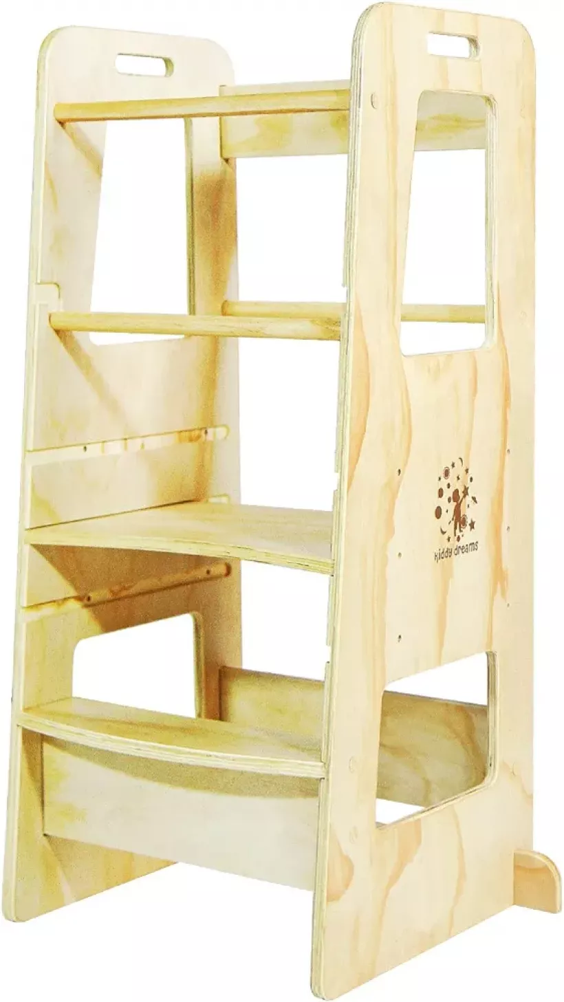 CCLife Drewniany podest dla dziecka 92cm
