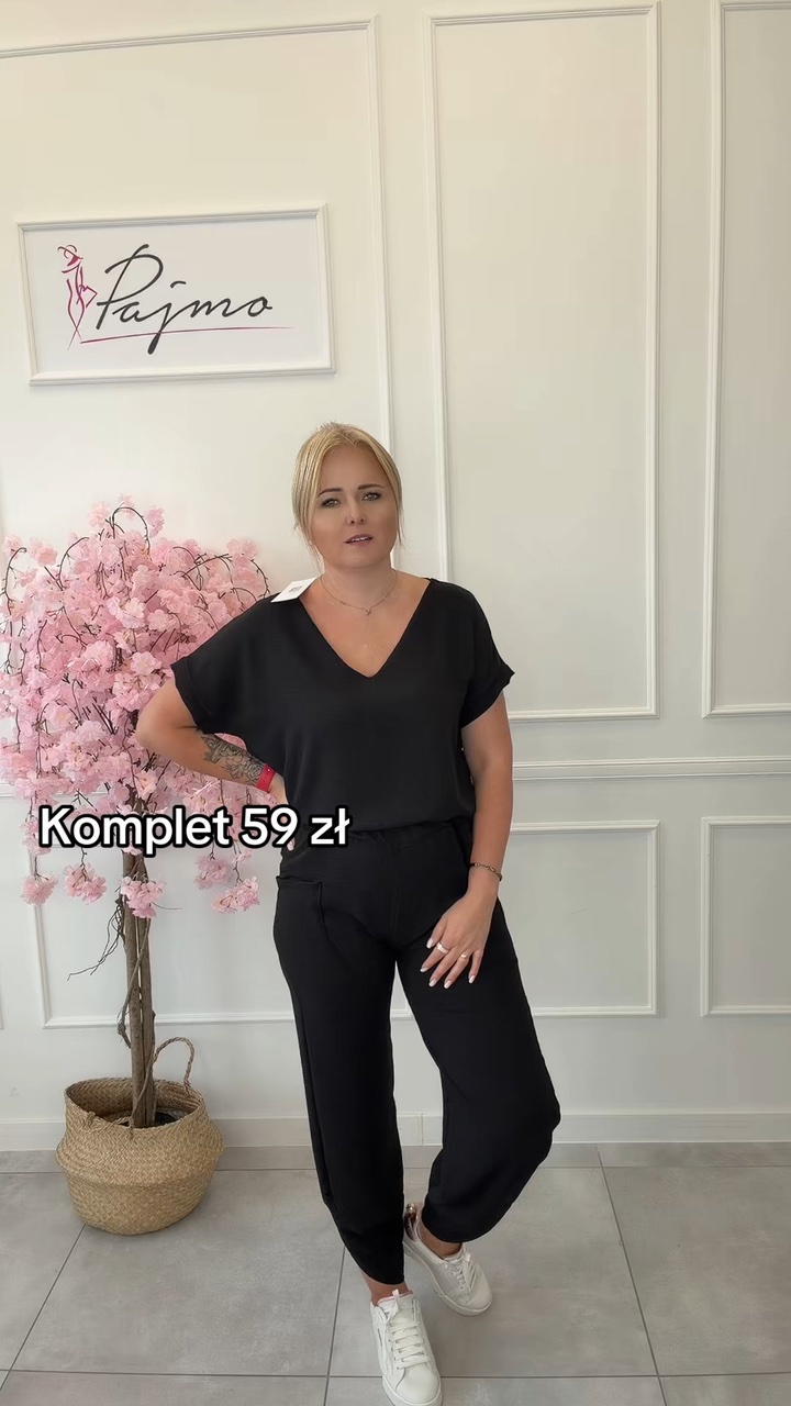 Komplet tulipany z bluzką 14893