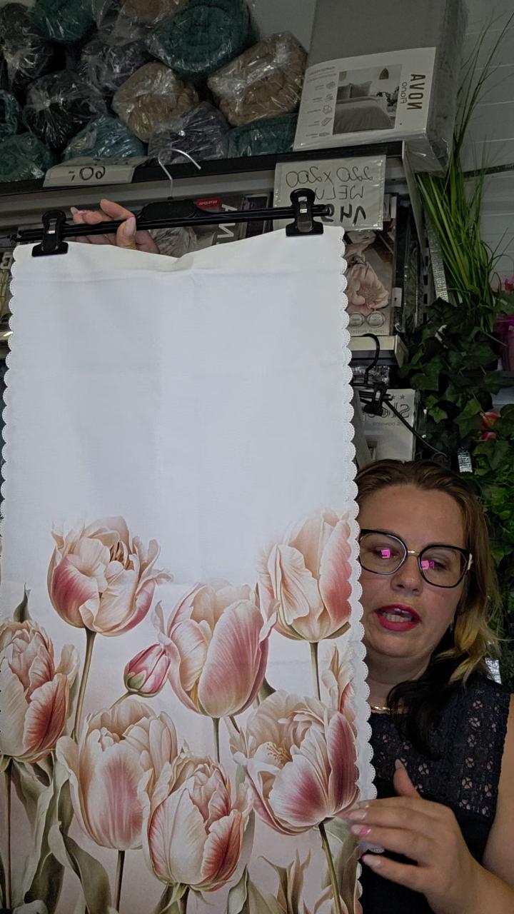 Bieżnik tulipany 38x140 wodoodporny 