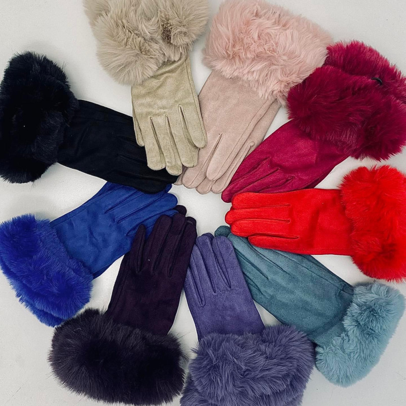 Rękawiczki futerko
