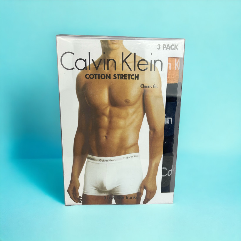 bokserki CK 3-pack cotton stretch S