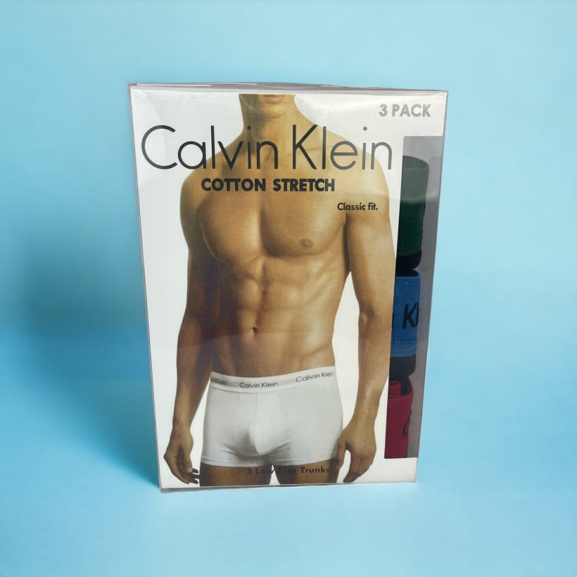 bokserki CK 3-pack cotton stretch S