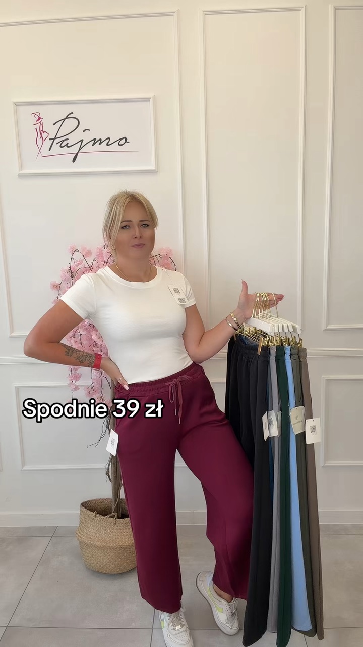 Spodnie dresowe szerokie 15444