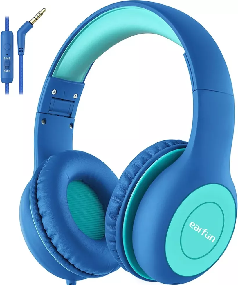 C11 Earfun K1 Słuchawki dla dzieci zielono niebieskie