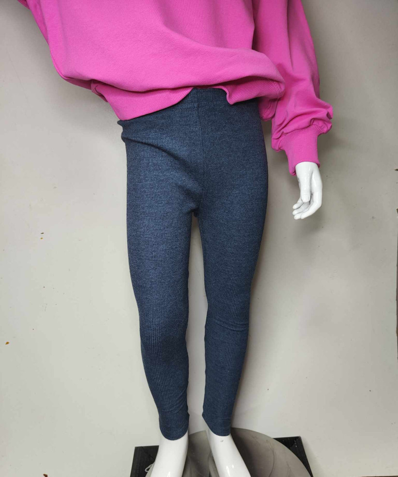 leginsy prążek jeans