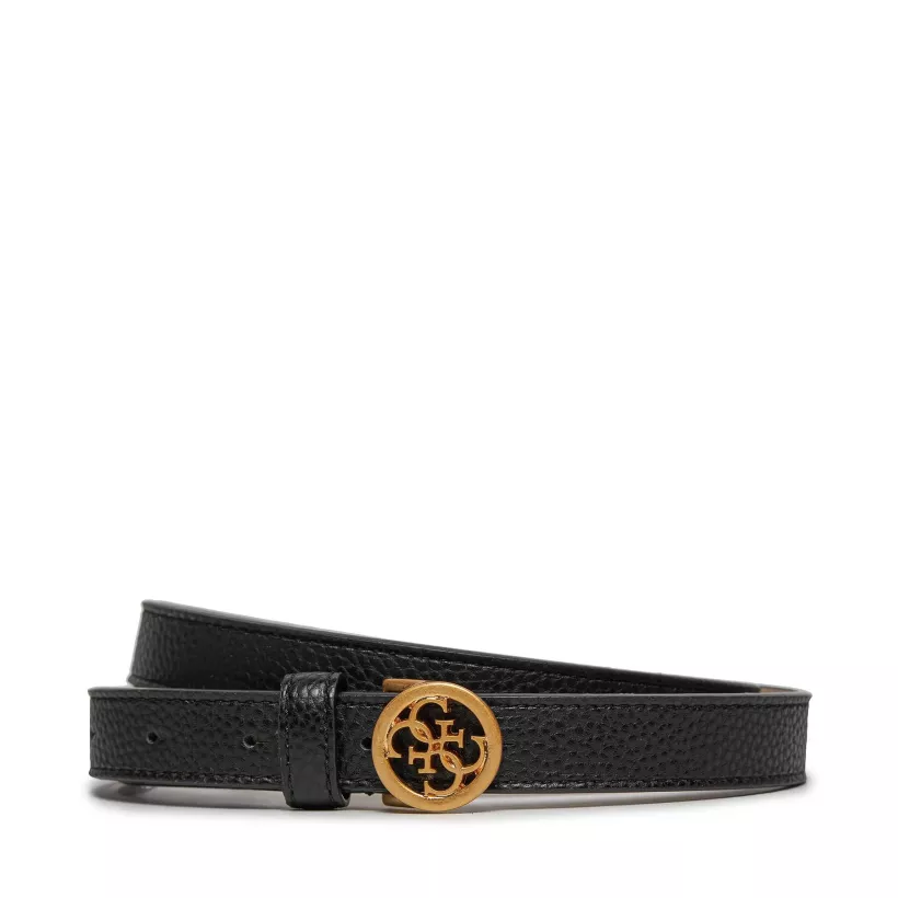 Pasek czarny Guess cienki