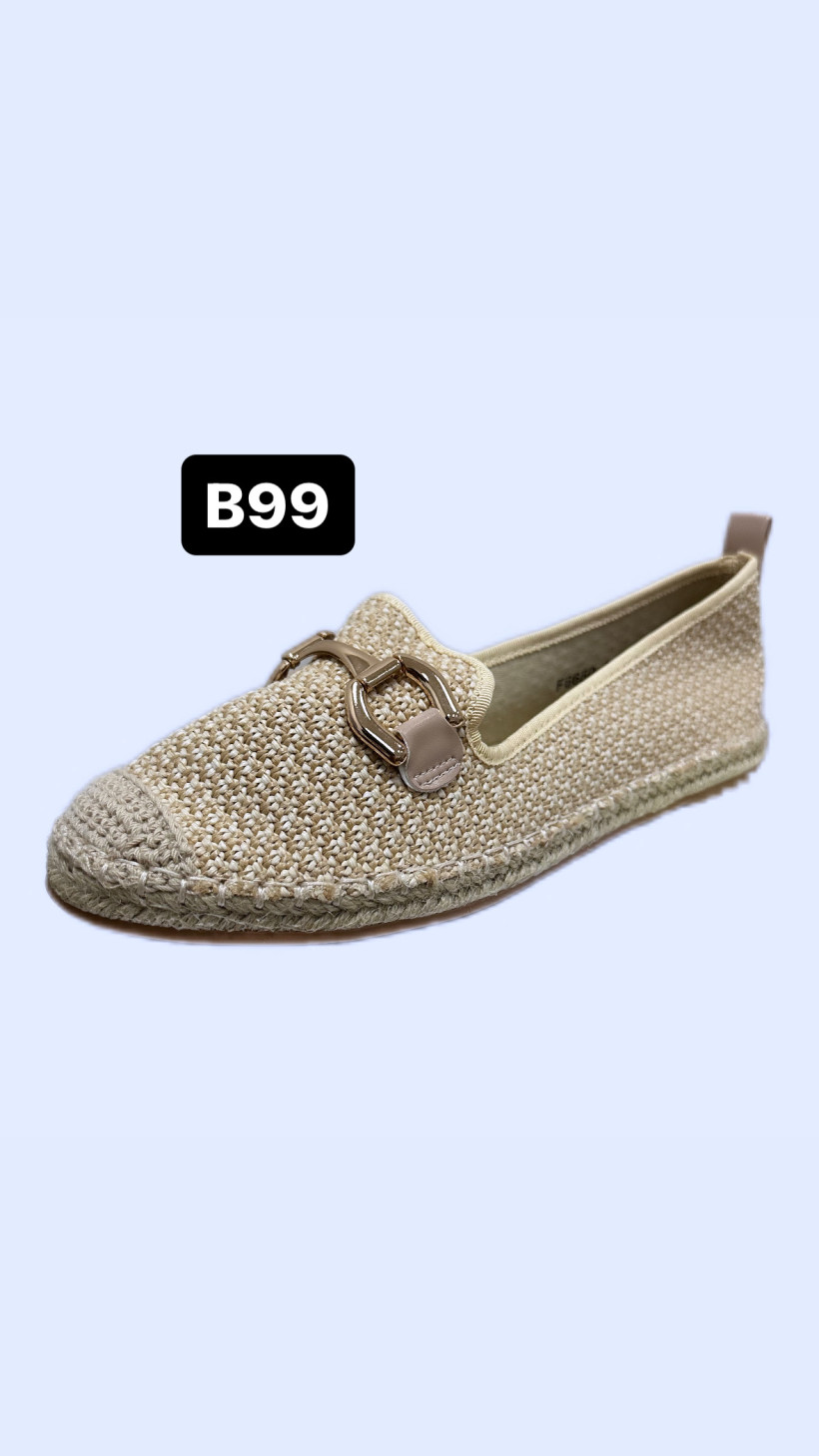 Espadryle beżowe B99