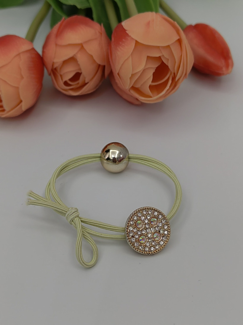 Gumka oliwkowa z kołem holo