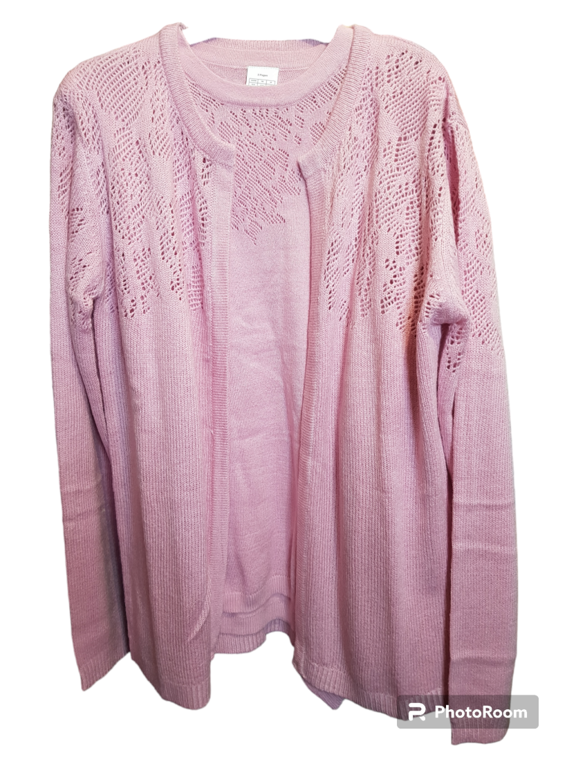 2 CZĘĆIOWY RÓŻ SWETEREK M