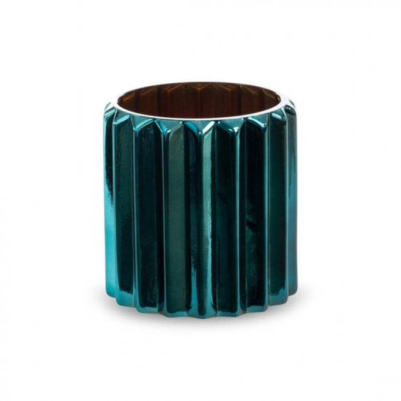 Świecznik duży plisowany cs/irma/swi/01