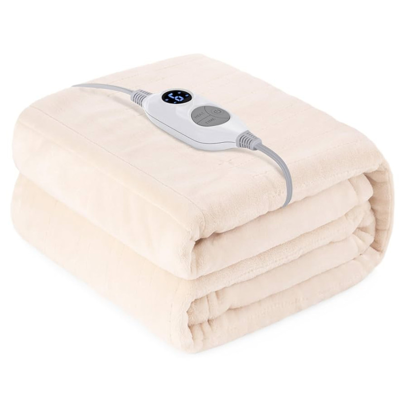 W10 H55 D44  Warmrest Koc elektryczny beżowy 130x180cm