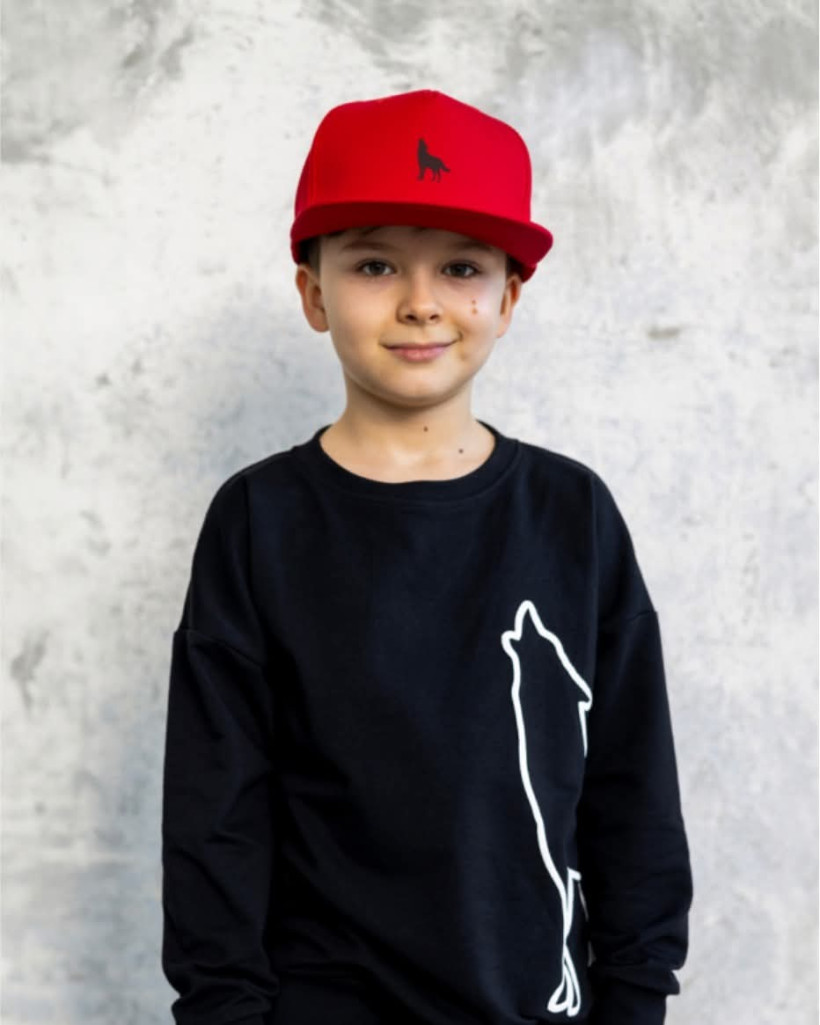 CZAPKA Z DASZKIEM CZERWONA MASH MNIE