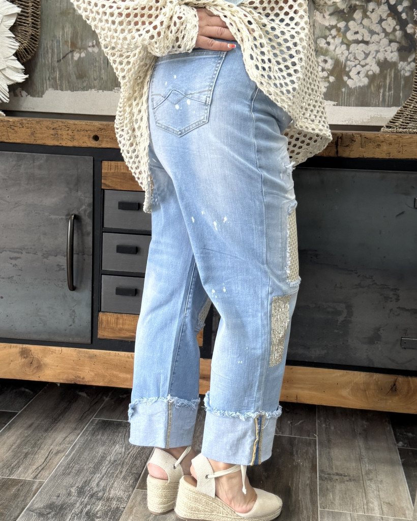 Réf 4331 Jeans boyfriend 36 ➡️ 48