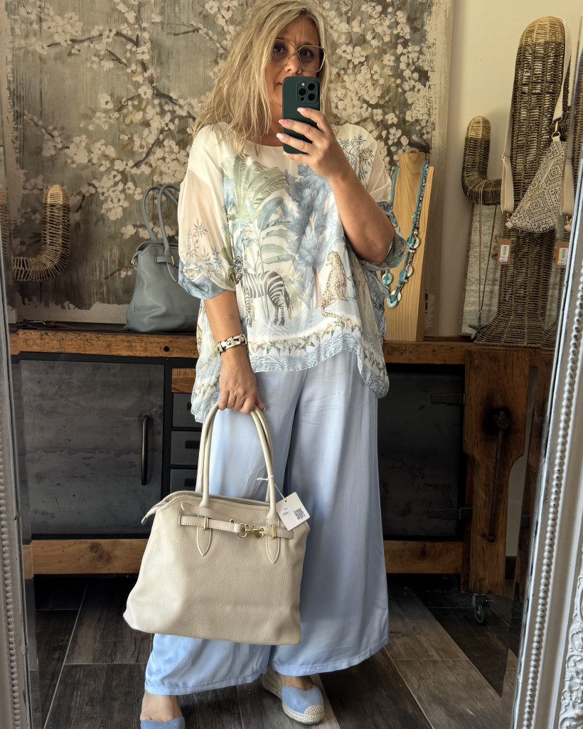 Réf 4380 Top poncho savane du 36 au 50