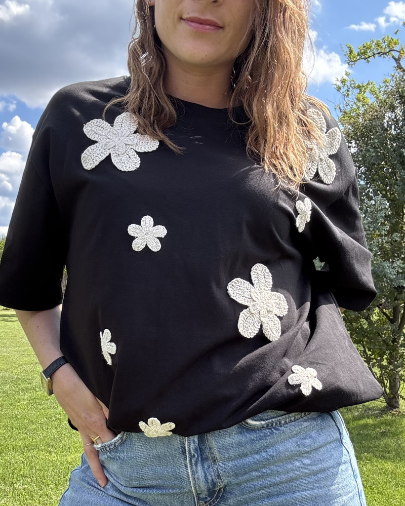 Réf 4381 T-shirt marguerite du 36 au 46