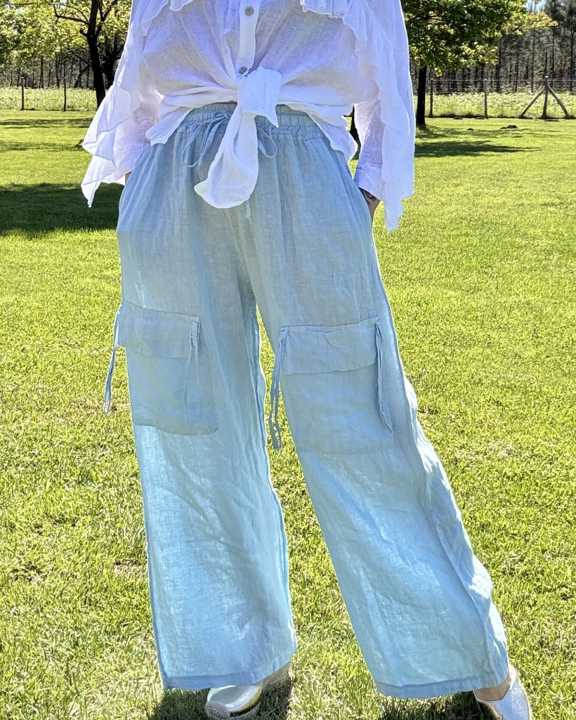 Réf 4397 Pantalon en lin 36 ➡️ 46