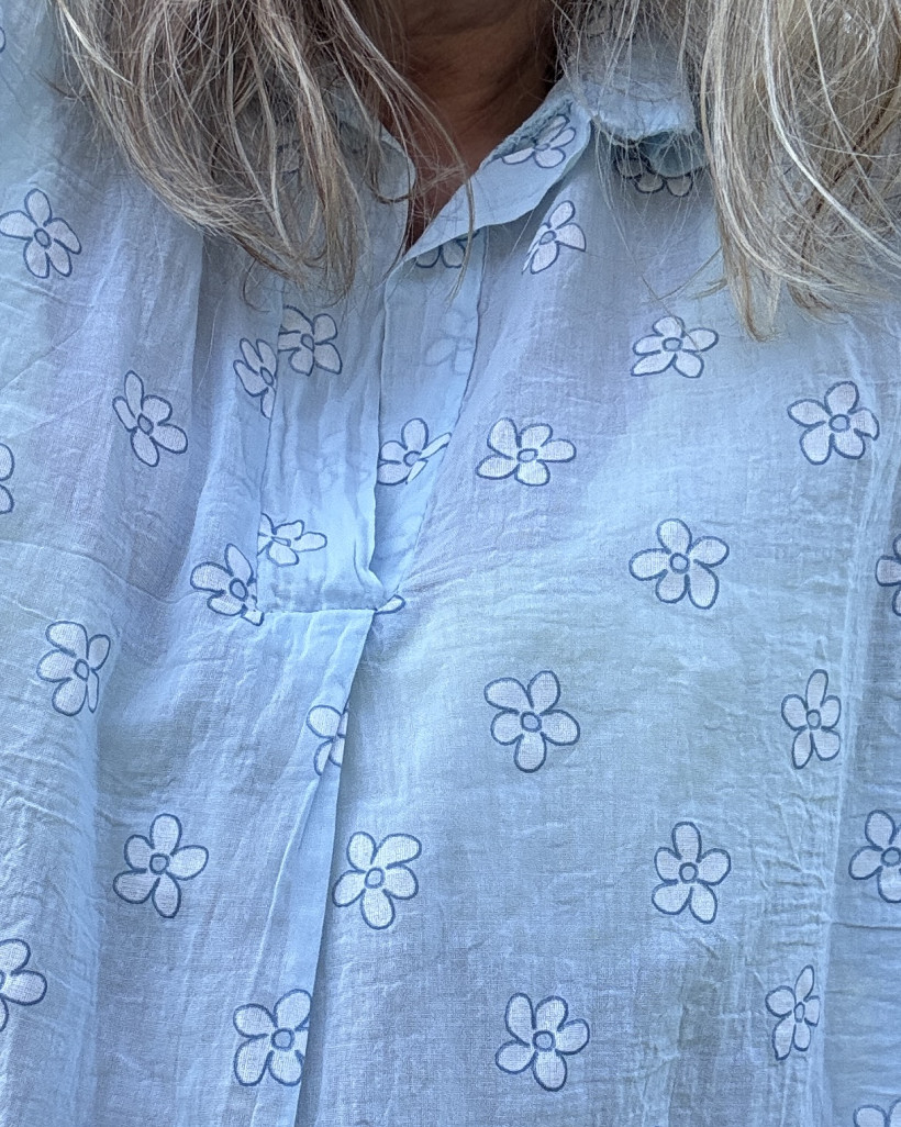 Réf 4406 Blouse marguerite 36 ➡️ 44/46