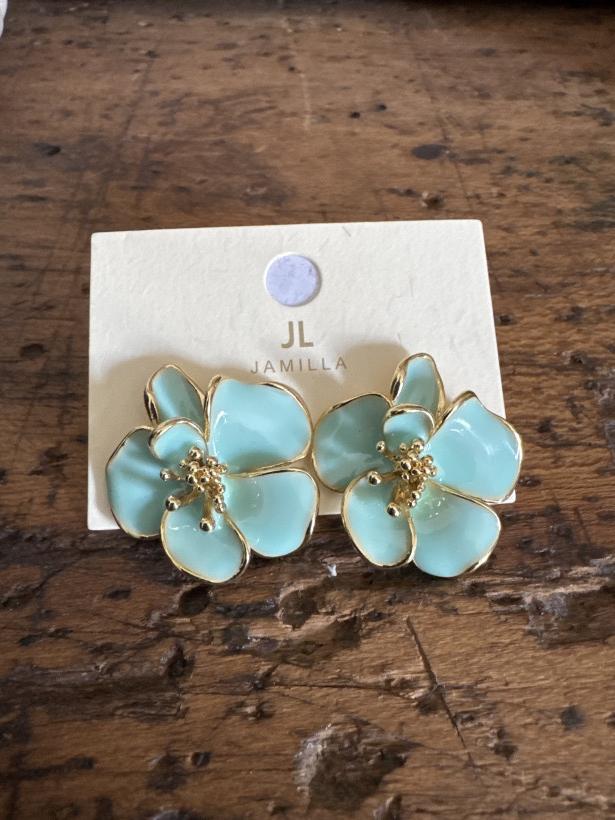 Ref 4828 Boucle d'oreille  Fleur 