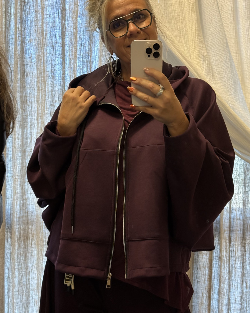 Veste Zip asymétrique 